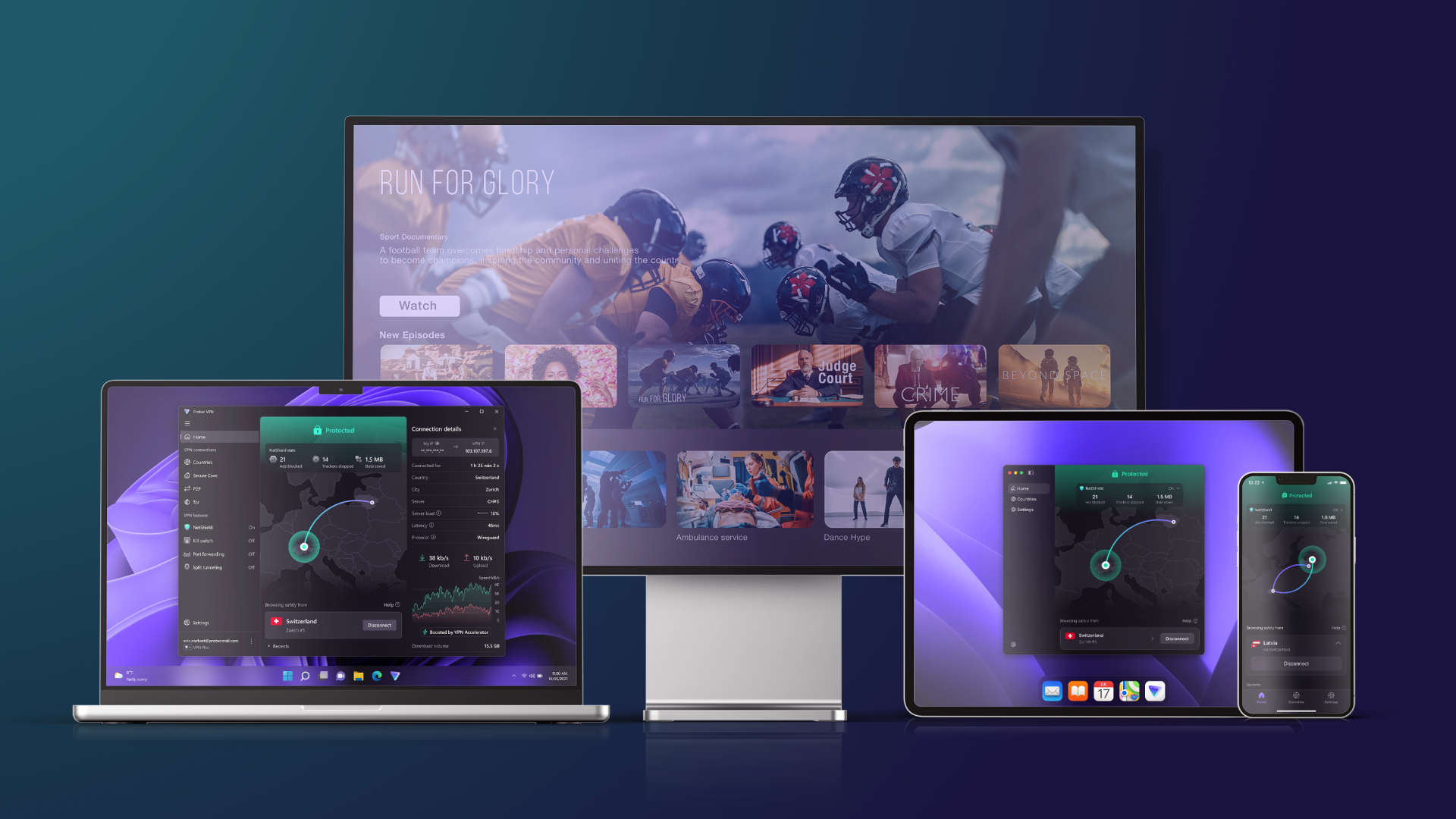ProtonVPN Streaming